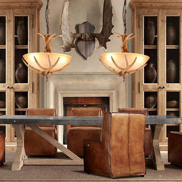 Warm Glow Pendant Light With Wood And Glass