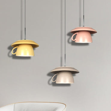 Ceramic Pop Art LED Pendant Light for Ambient Glow
