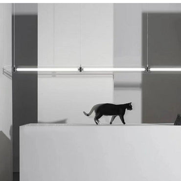 Linear Metal Minimalist Durable Pendant White Light