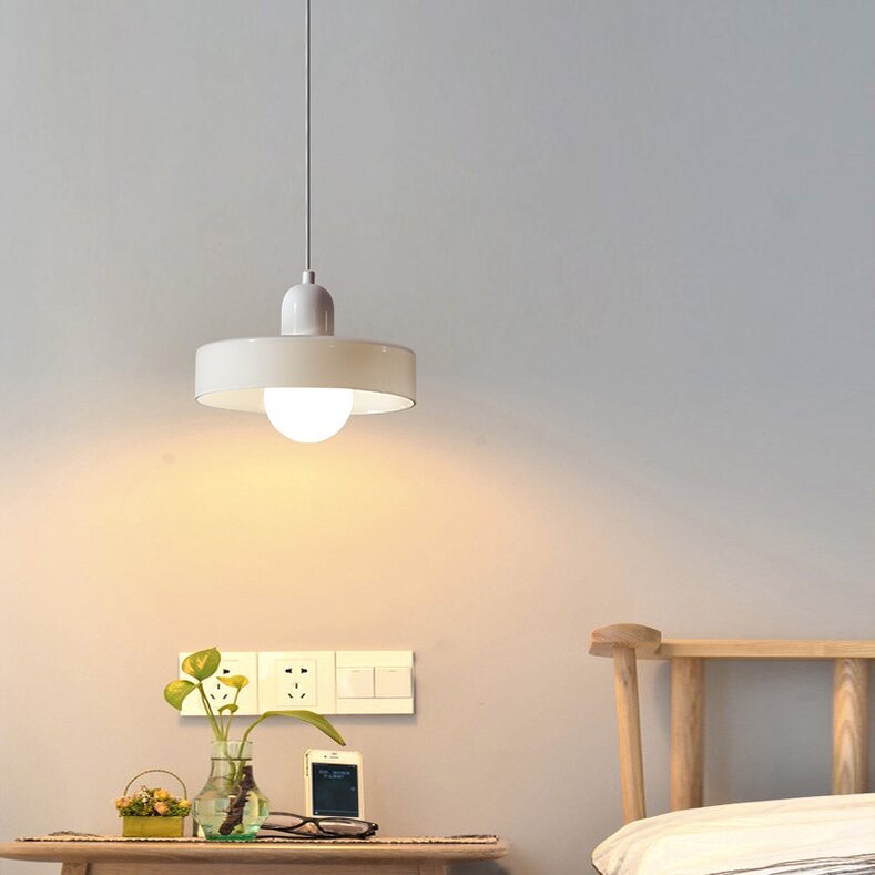 Warm Glow Vintage Glass Pendant Light