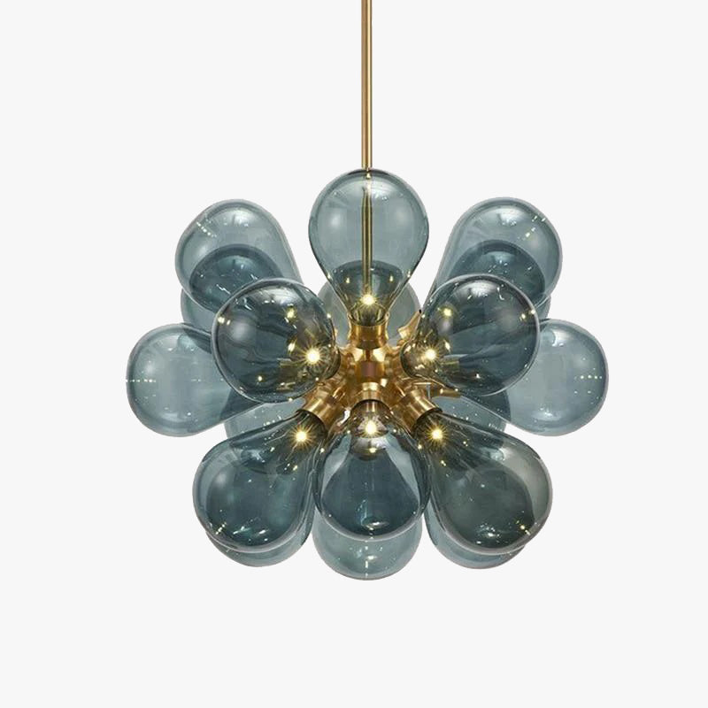 Pendant Light For Soft Ambient Glow Glass Clustered Bubble