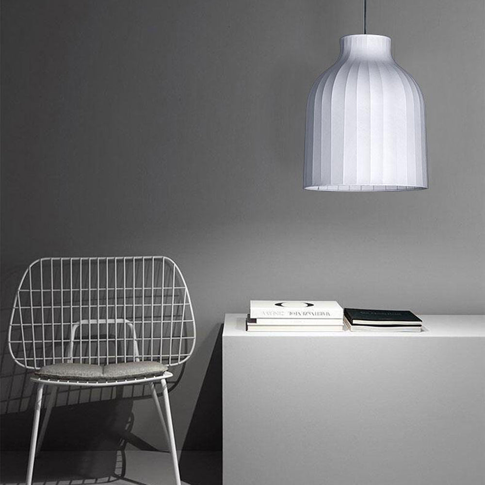 French Vintage Charm White Cloudlike Pendant Light
