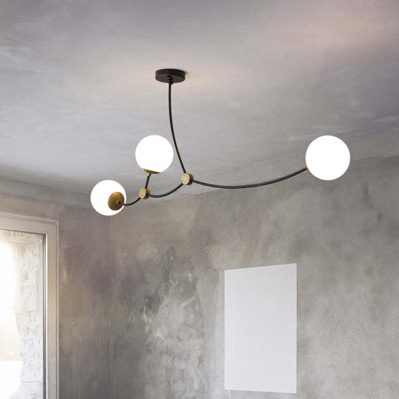 Chandelier Pendant Glass Minimalist For Room Living