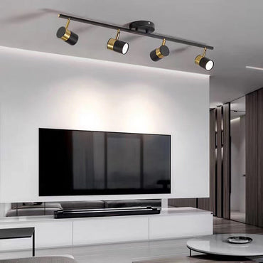 Ceiling Light SemiFlush Head 4/5 Auralis Switchable Temperature Colour