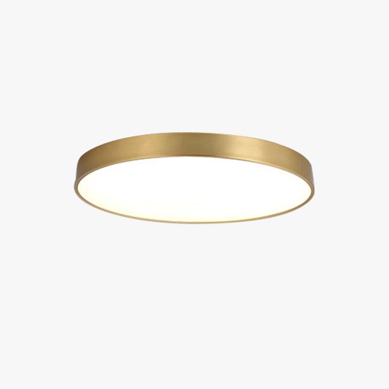Gold Round Nordic Inspired LED Ceiling Light