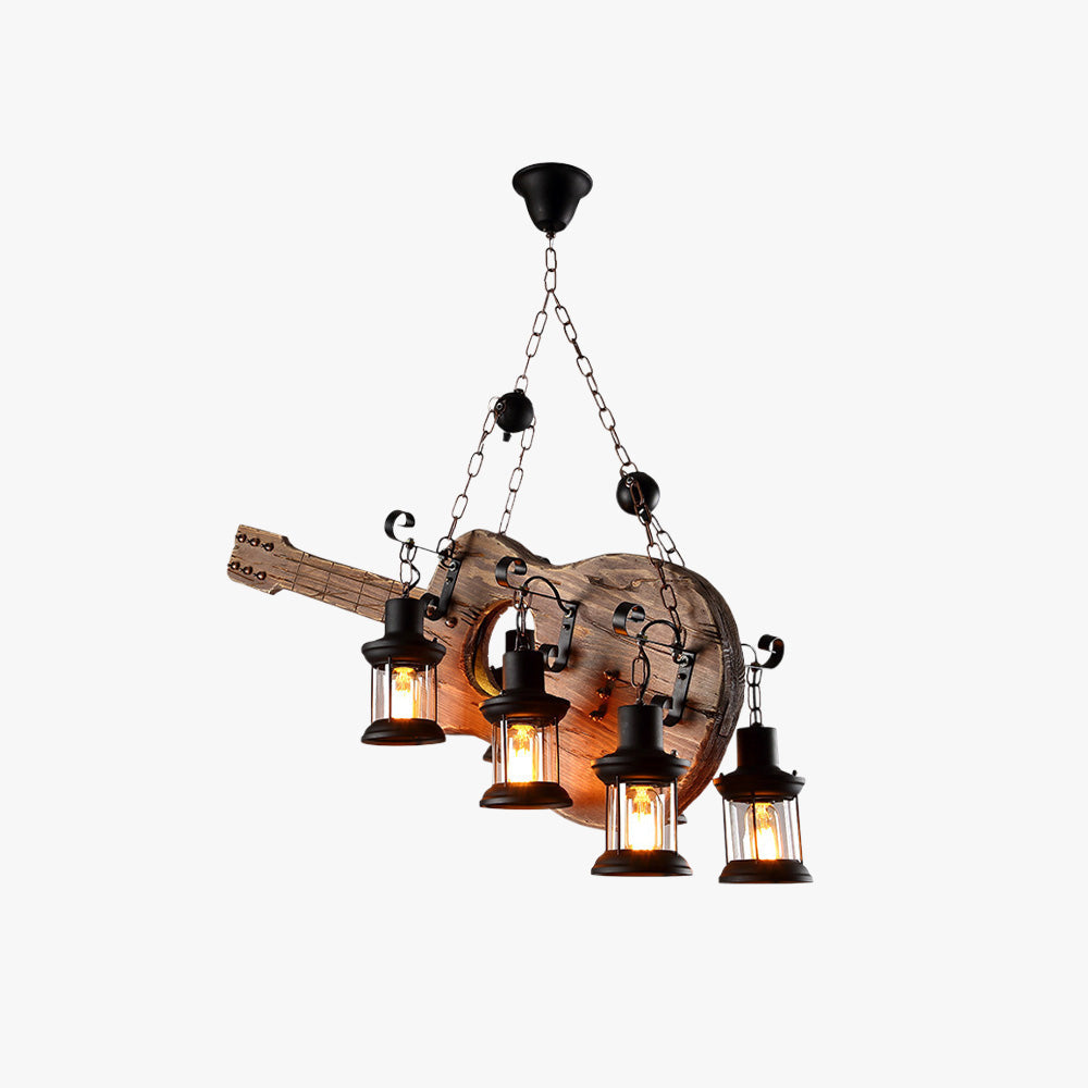 Durable Craftsmanship Guitar Themed Pendant Light