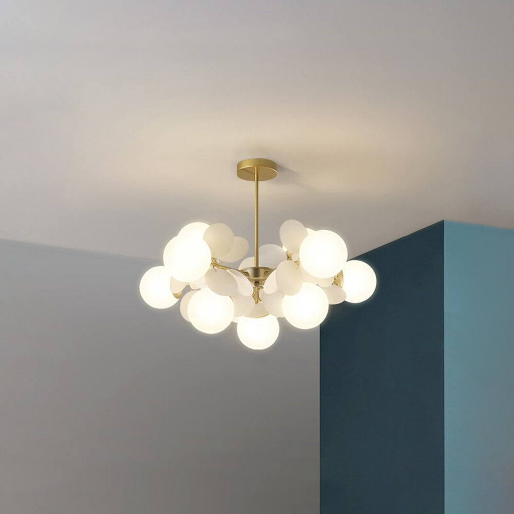 Chandelier Ceiling Floral Branch Multicoloured For Living Room