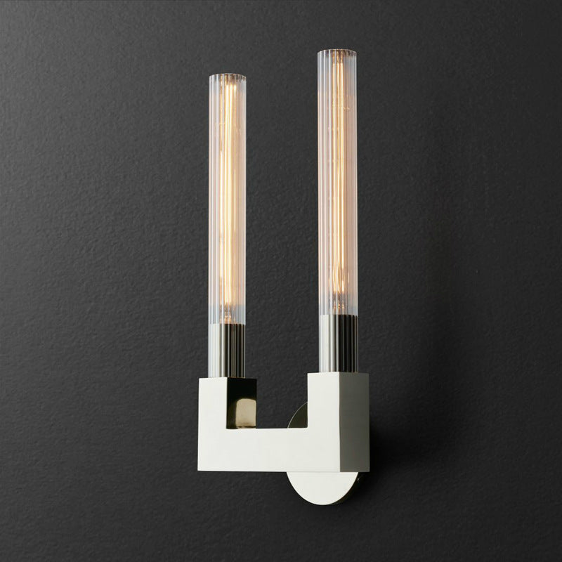 Lamp For Bedroom And Dining Mid Century Glass Brass Wall