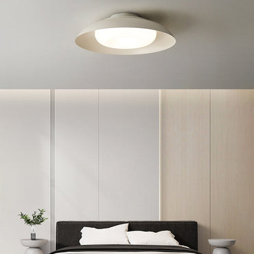 Flush Mount Nordic Ceiling White Light Bowl