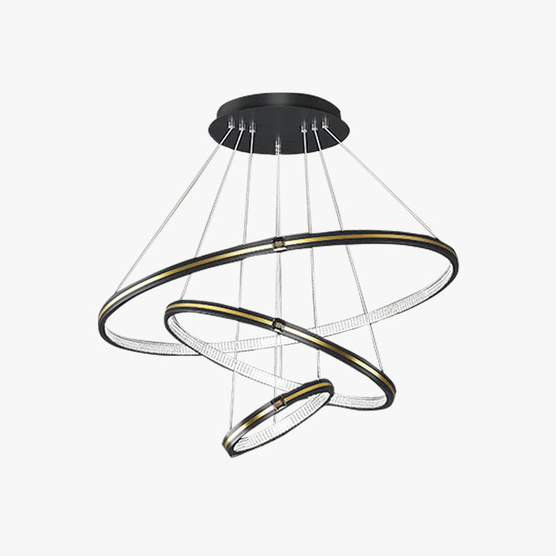 Pendant LED Ring Light Bright For Dining And Living Rooms