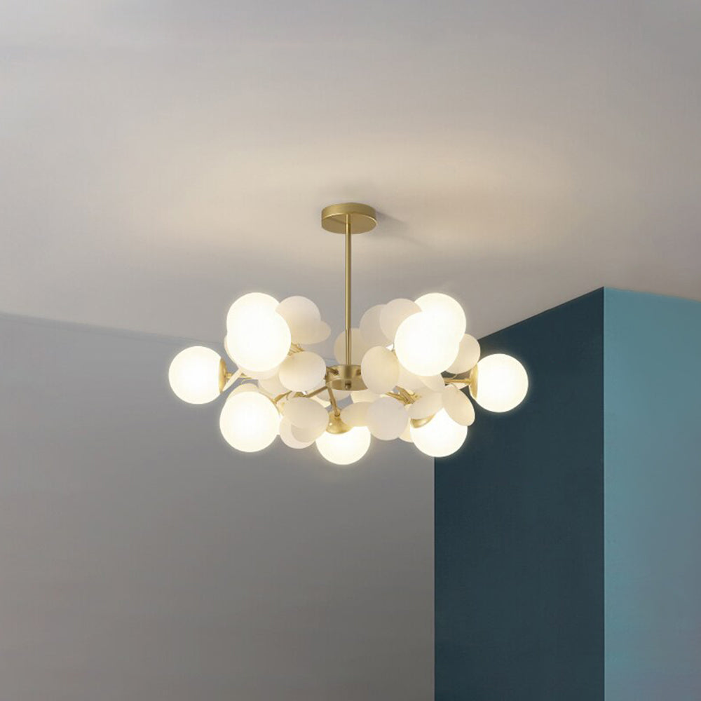 Chandelier Ceiling Floral Branch Multicoloured For Living Room