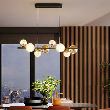 Soft Ambient Glow Glass Bubble Pendant Light