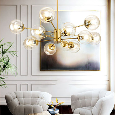 Black Gold Nordic Pendant Light for Cozy Ambience