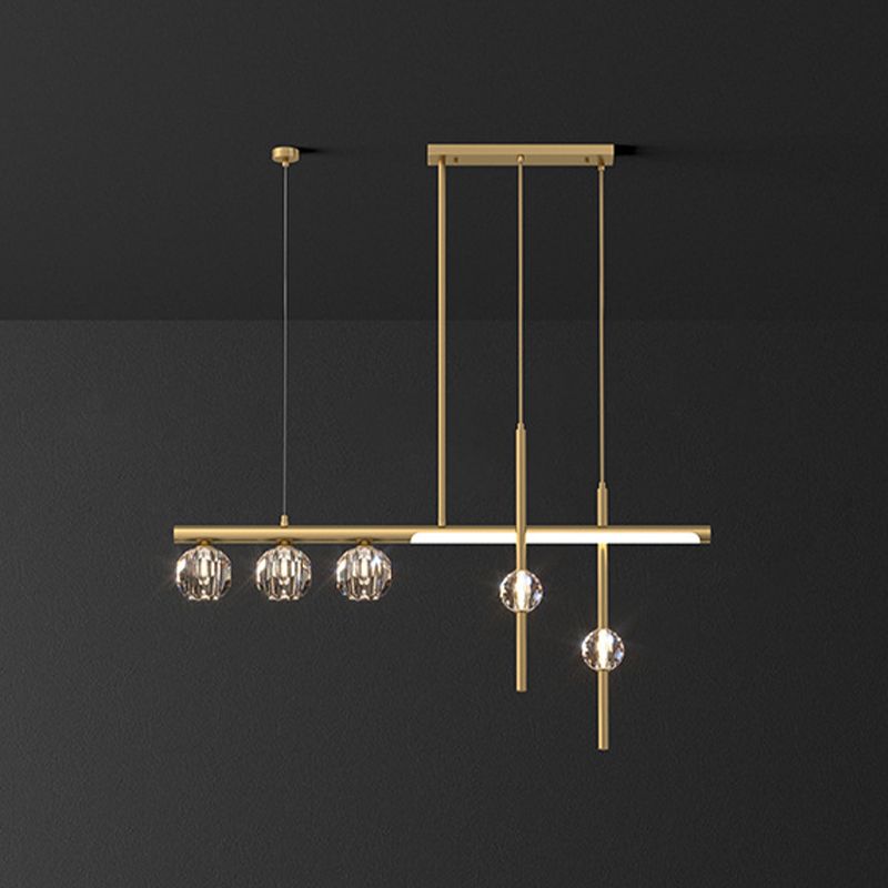 Pendant Light For Dining Room Ambiance Gold Crystal