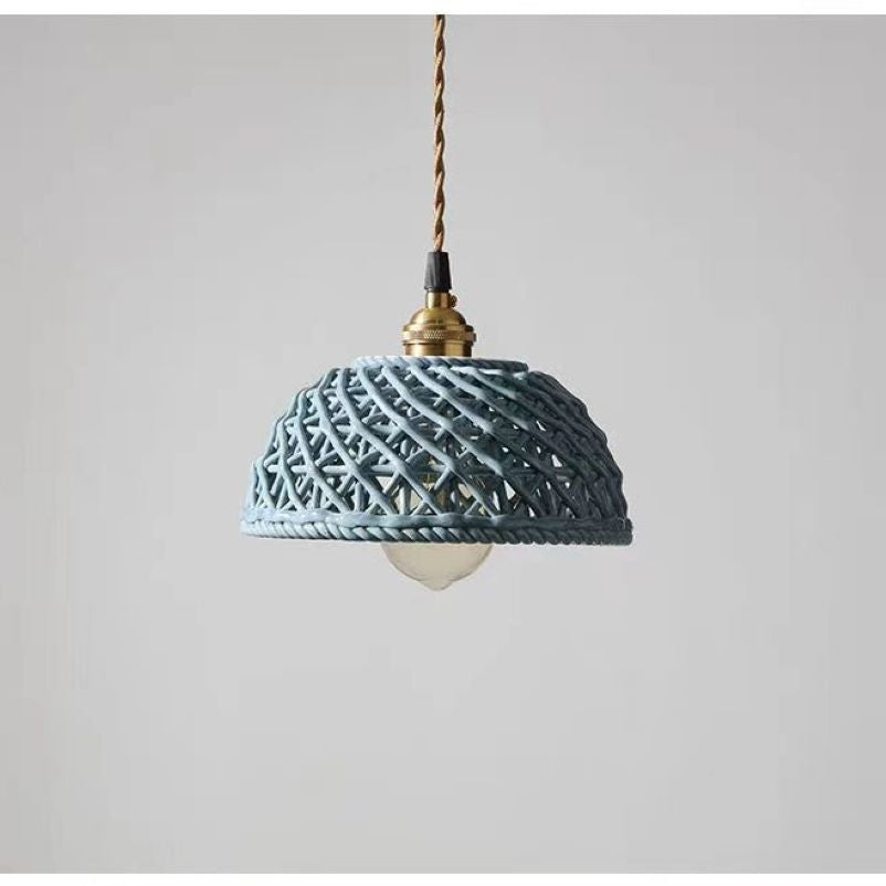Modern LED Blue White Pendant Light For Ambient Glow