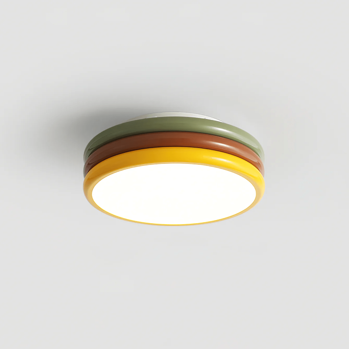 Warm Panel Accents PrismStack Colour Ceiling Lamp