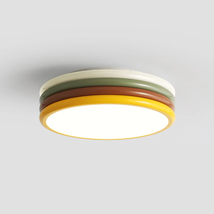 Warm Panel Accents PrismStack Colour Ceiling Lamp