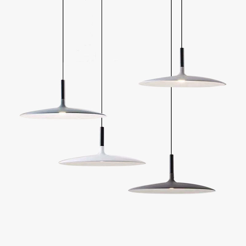 Pendant Light With Warm Ambience Plate Shape