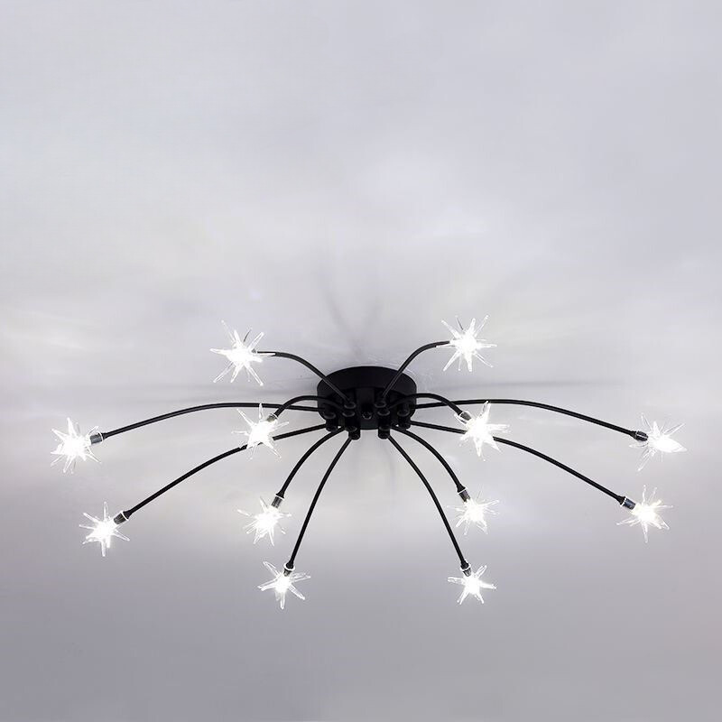 Flush Mount Ceiling Light Aurora Starry Art Deco