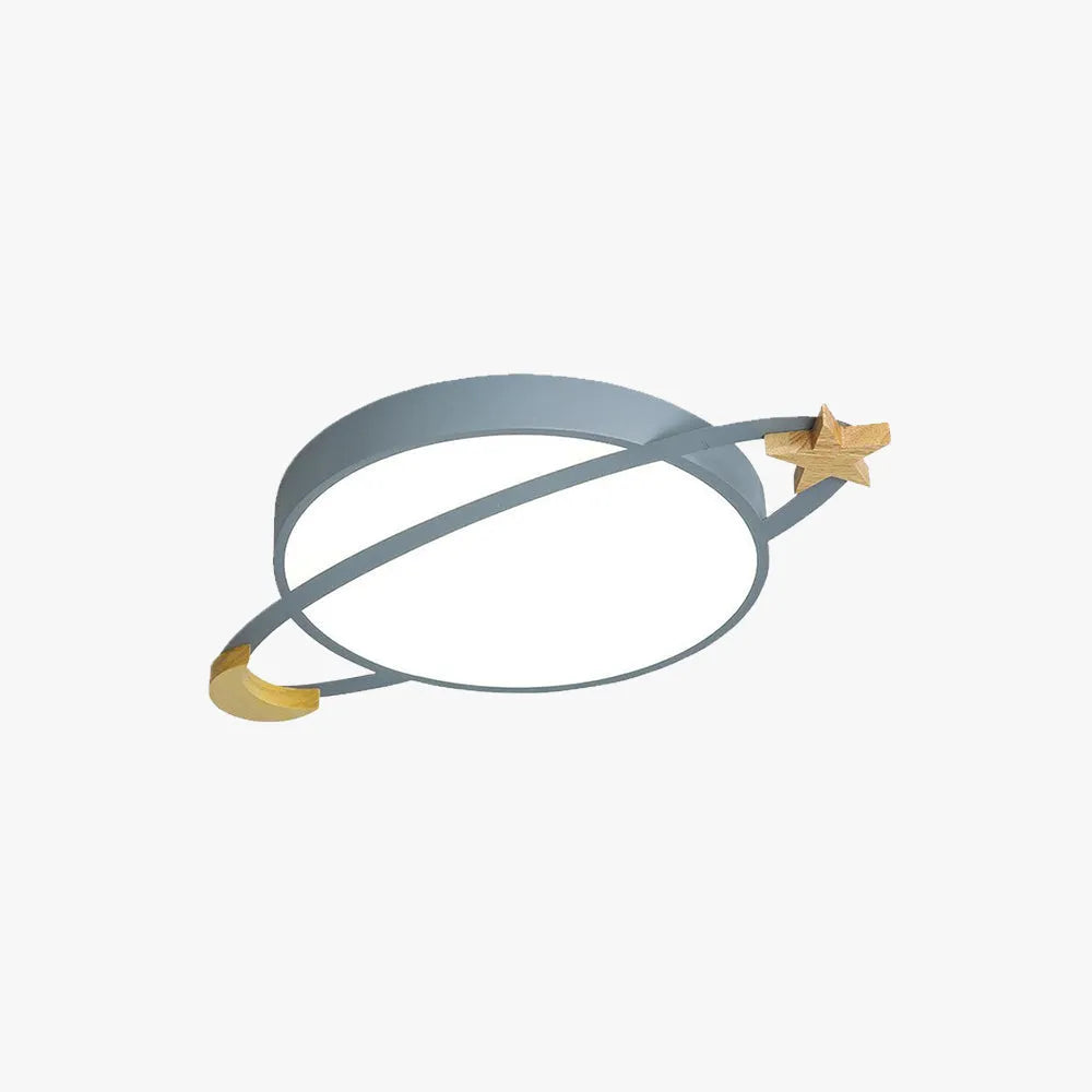 Three Colour Change Dimmable Round Modern Flush Mount Ceiling Light