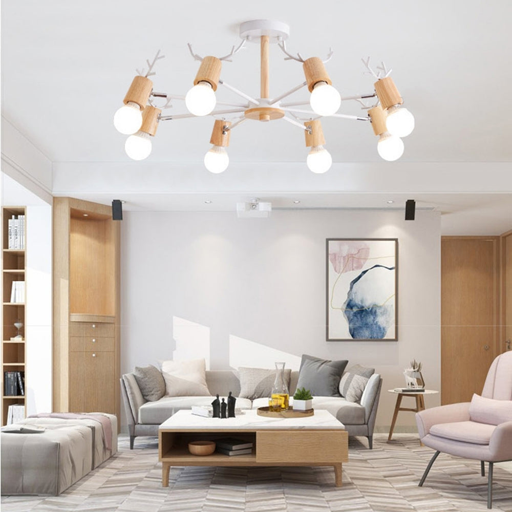 Soft Ambient Glow Deer Pendant Light