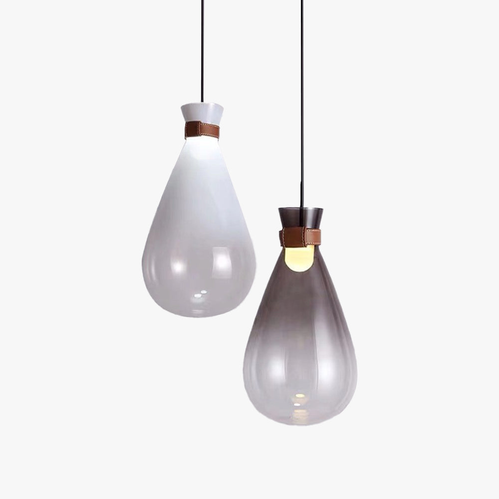 Elegant Ambiance Minimalist Teardrop Glass Pendant Light