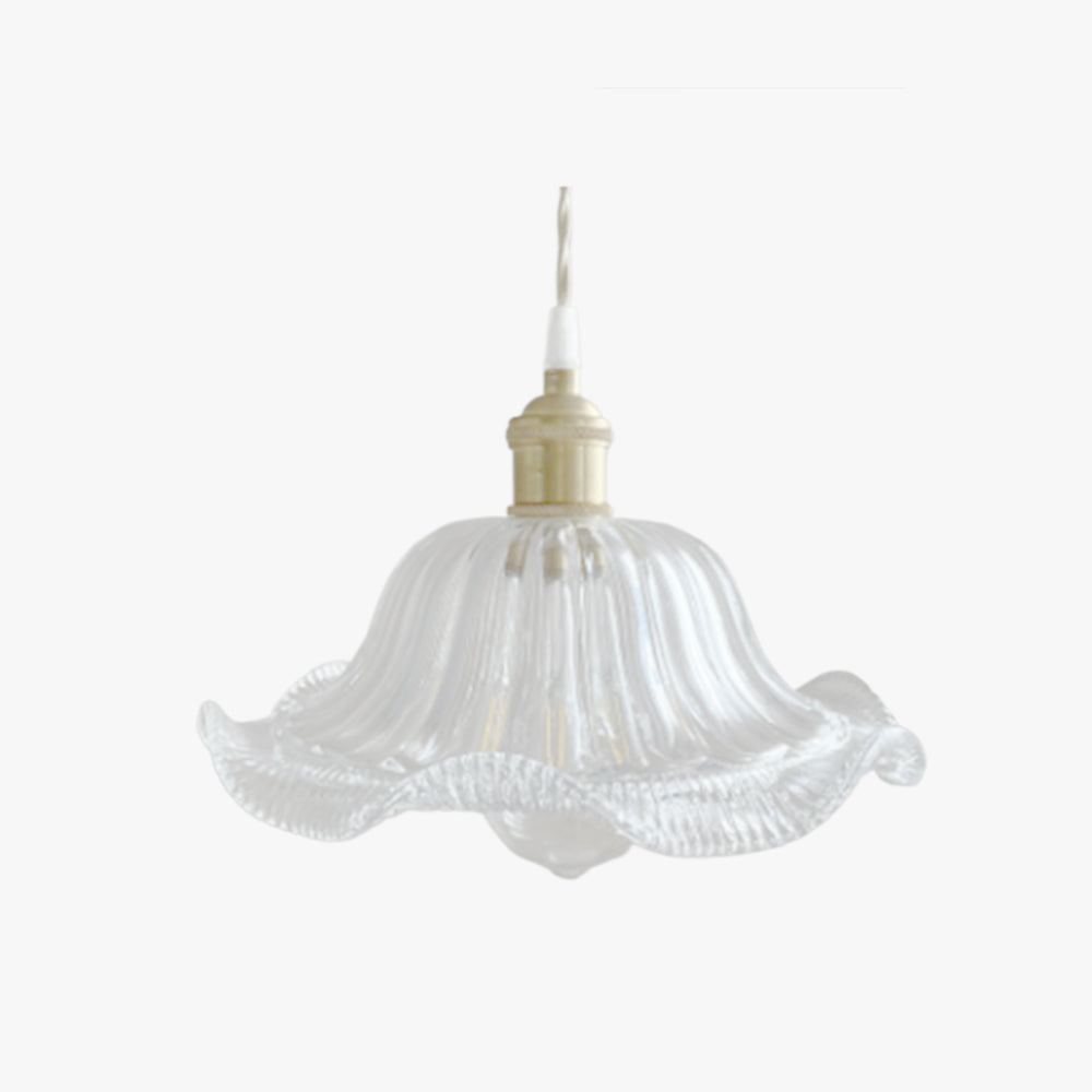 Timeless Elegance Art Deco Brass Glass Pendant Light