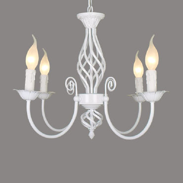Pendant Light in Retro Candle Style for Dining Ambience