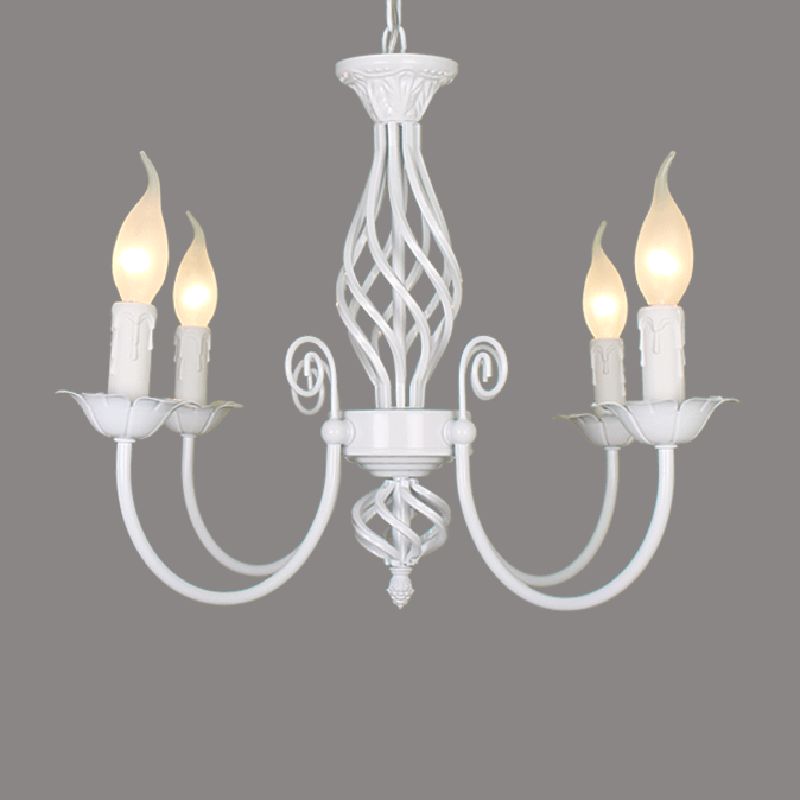 Pendant Light in Retro Candle Style for Dining Ambience