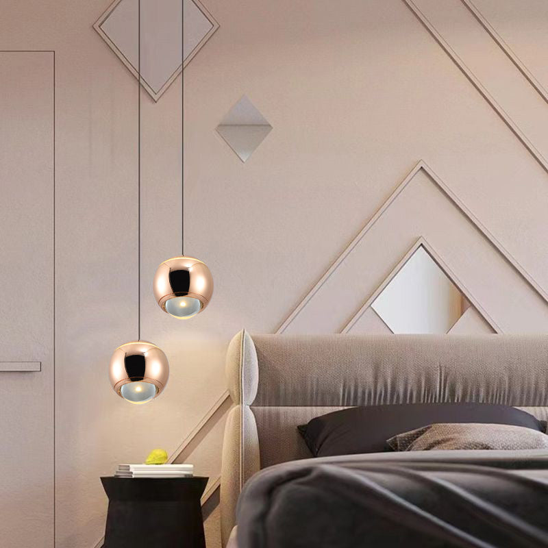 Adjustable Height Round LED Pendant Light