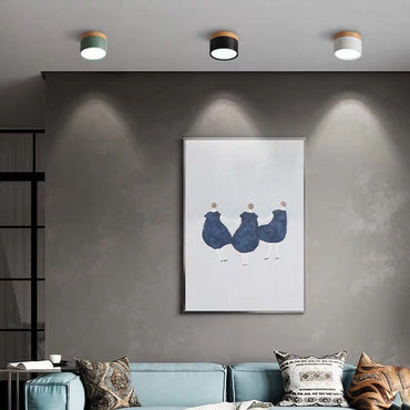 Metal Cylindrical Contemporary Flush Mount Ceiling Light Colours