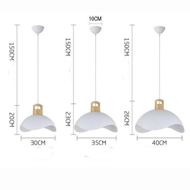 Ambient Glow Premium Metal And Wood Pendant Light