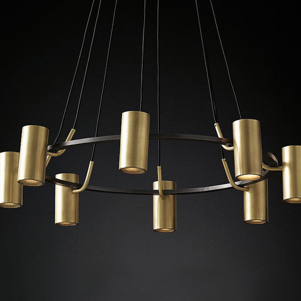 Pendant Gold Light With Glow White Warm