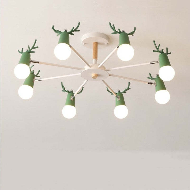 Soft Ambient Glow Deer Pendant Light