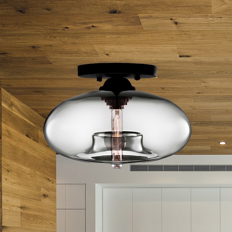Industrial Ceiling Light Living Room Flush Mount Art Deco Globe