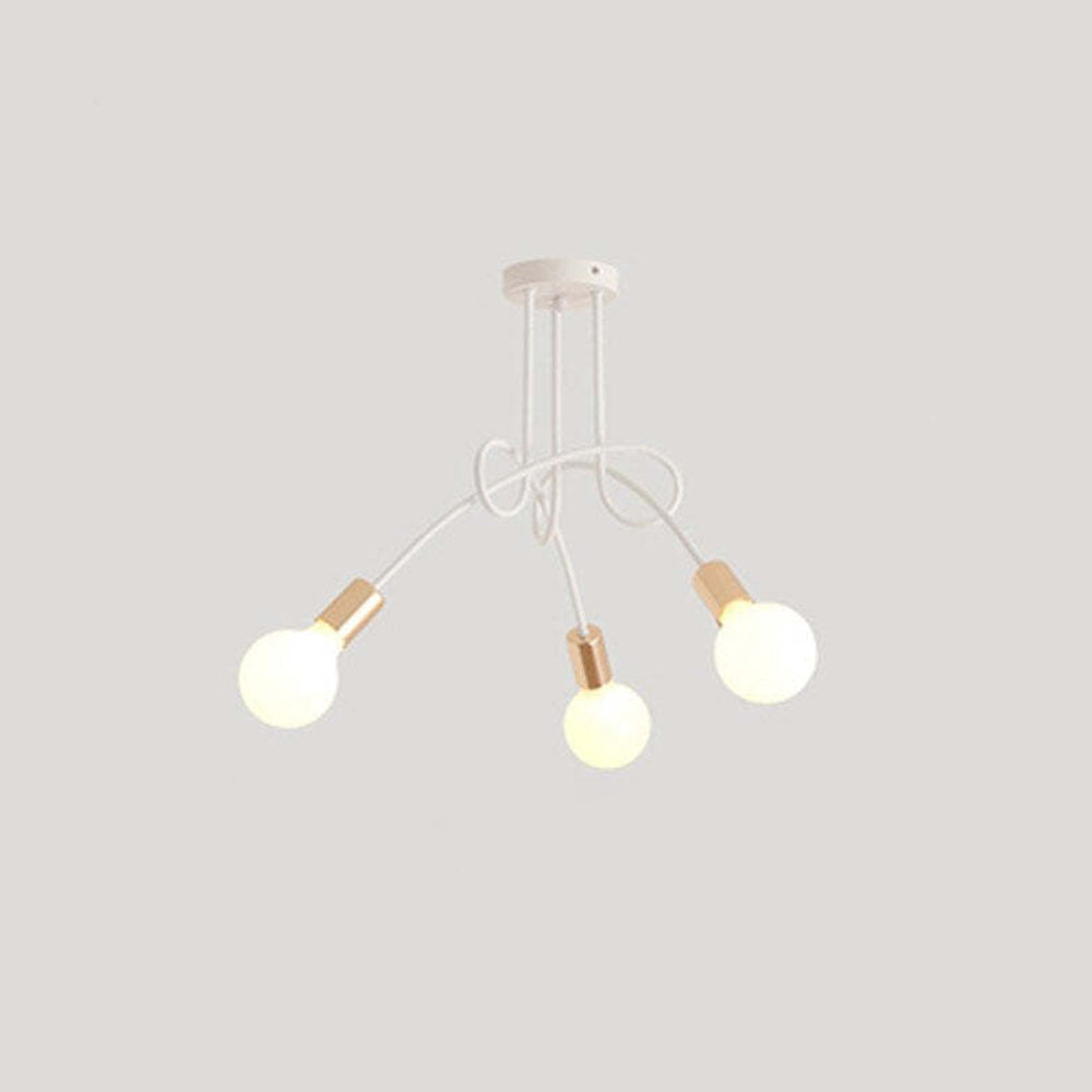 Metal Linear NovaLine Ceiling Curve Light For Living And Dining Rooms