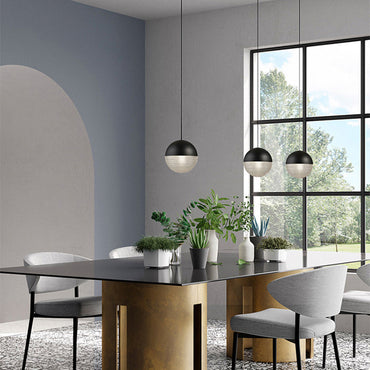 Black and Gold Vintage Pendant Light for Warm Ambience