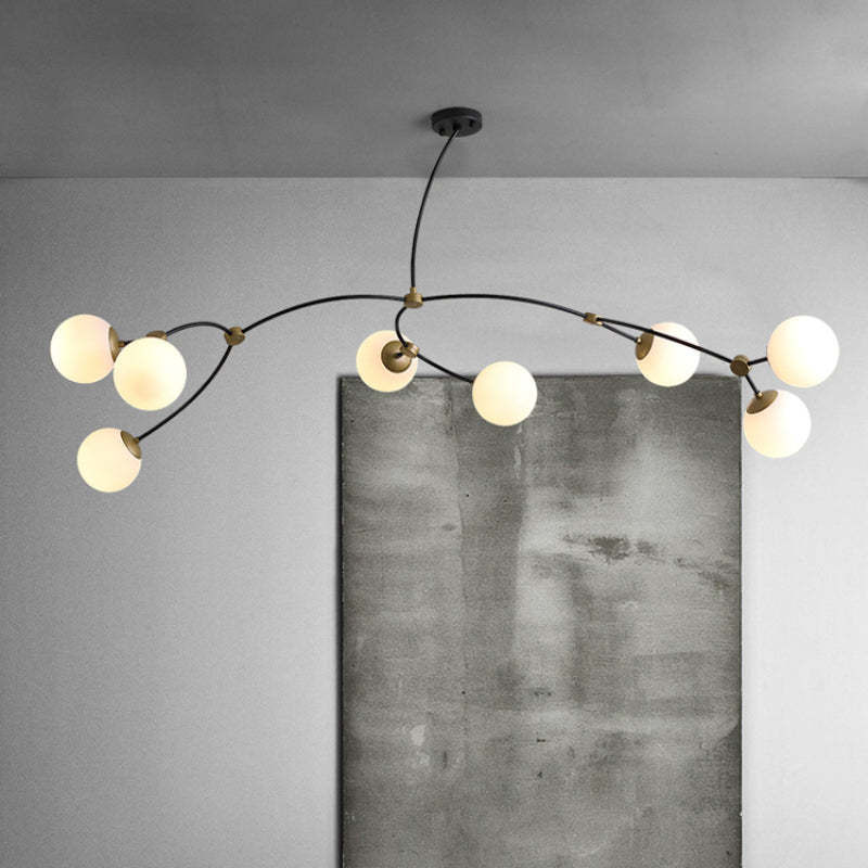 Chandelier Pendant Glass Minimalist For Room Living