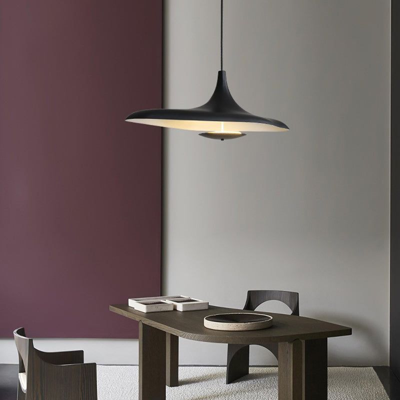 Black And White Resin Minimalist Pendant Light Arisha