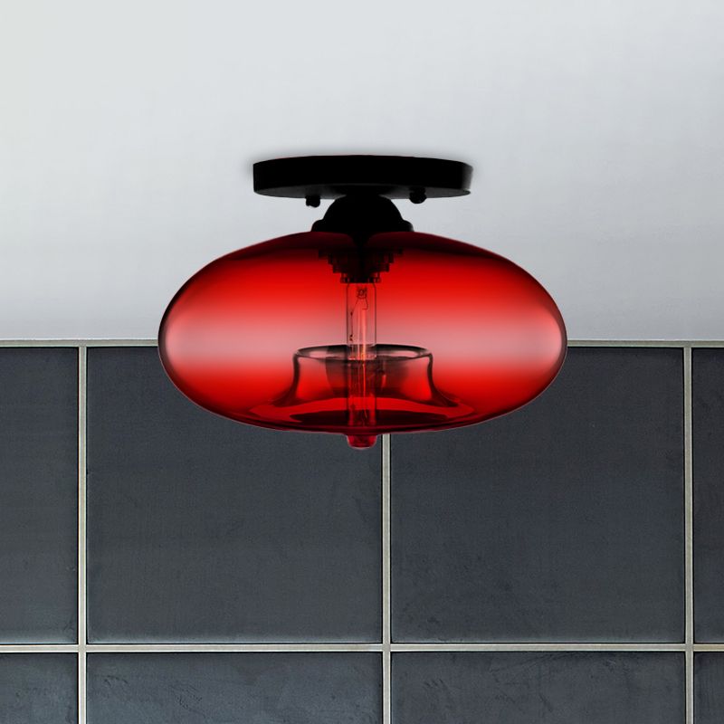 Industrial Ceiling Light Living Room Flush Mount Art Deco Globe