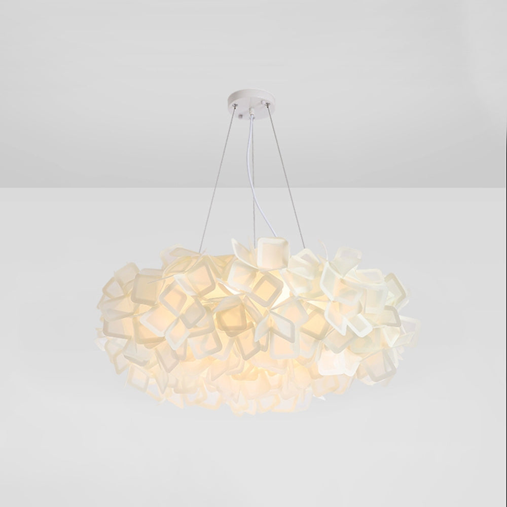 Soft Glow Floral Pendant Light In Six Colors