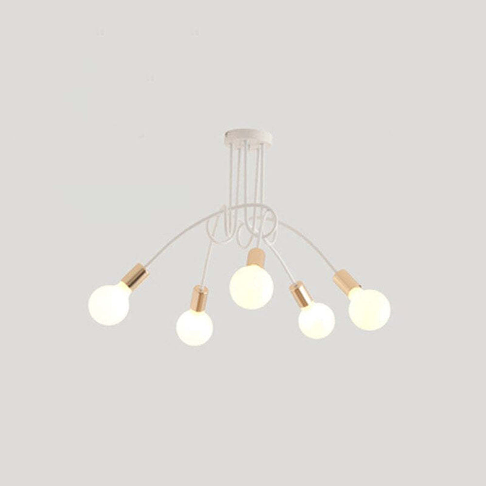 Metal Linear NovaLine Ceiling Curve Light For Living And Dining Rooms