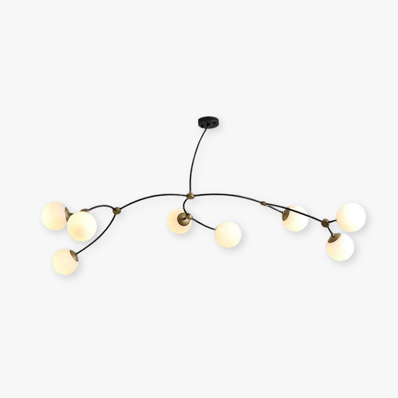 Chandelier Pendant Glass Minimalist For Room Living