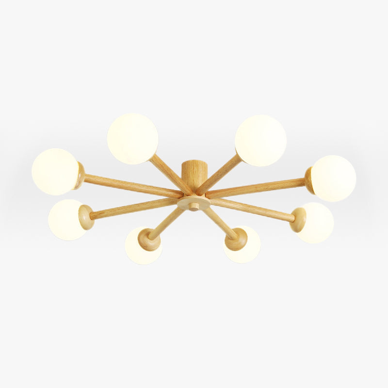LED Ceiling Light With E27 Base NovaGlow Six Or Eight Head