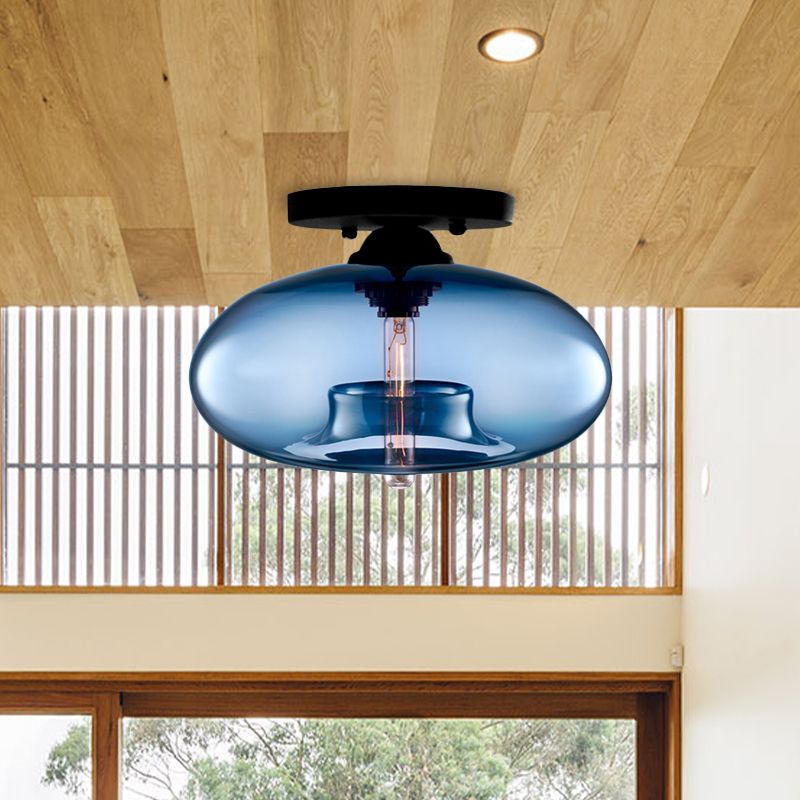 Industrial Ceiling Light Living Room Flush Mount Art Deco Globe