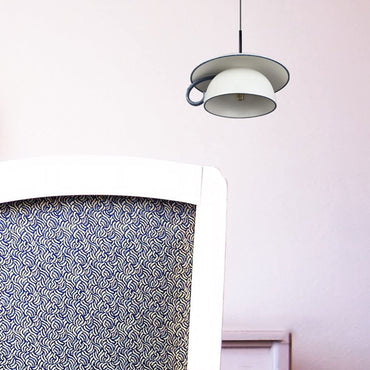 Ceramic Nordic LED Pendant Light With Soft Glow Cup