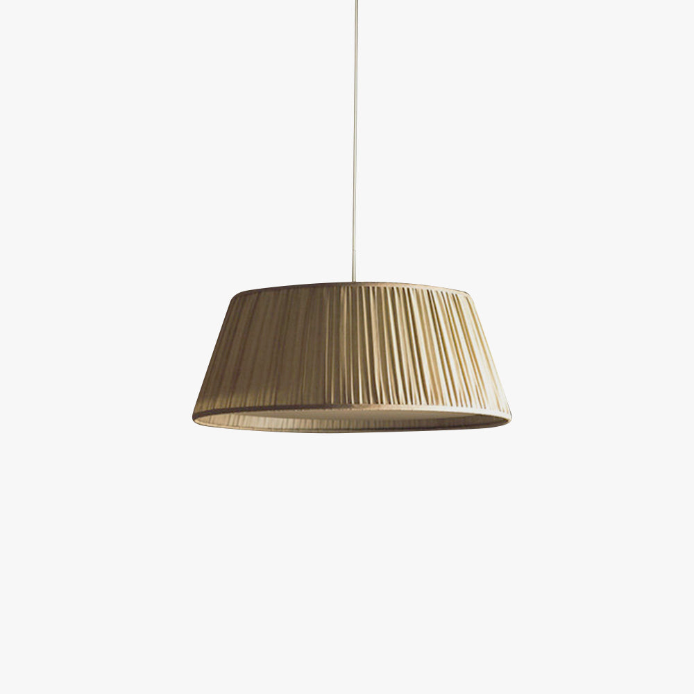 Soft Fabric Diffusion Elegant Pleated Pendant Light