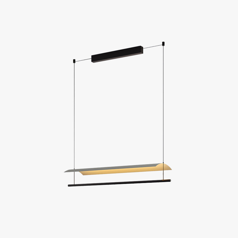 Warm Ambience Metal Pendant Light in Cream Shade