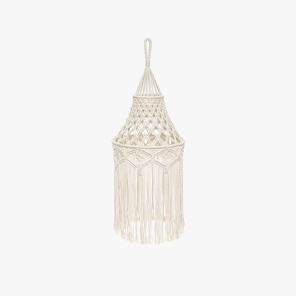 Cozy Living Spaces Cotton Rope Pendant Light