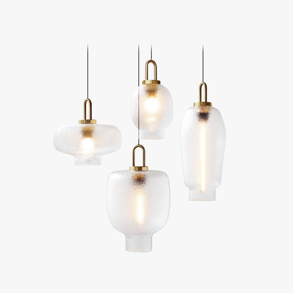 Ambient Glow Minimalist Frosted Glass Pendant Light
